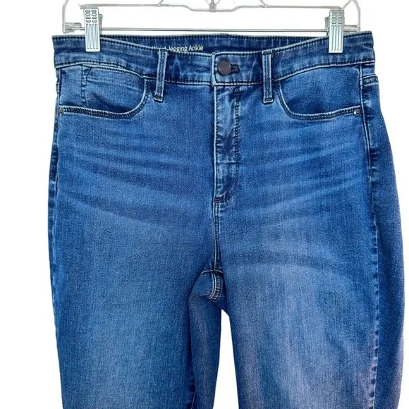 Talbots Flawless High Waist Curvy Jeggings Ankle Jean Womens Size 8 Blue Denim - Picture 3 of 6